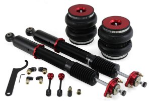 BMW M3 Suspension Lift Kit - Rear - Air Lift - Air Lift Performance 2B6 double-bellows spring with 30-way damping adjustable shocks - Red - `99-`06
